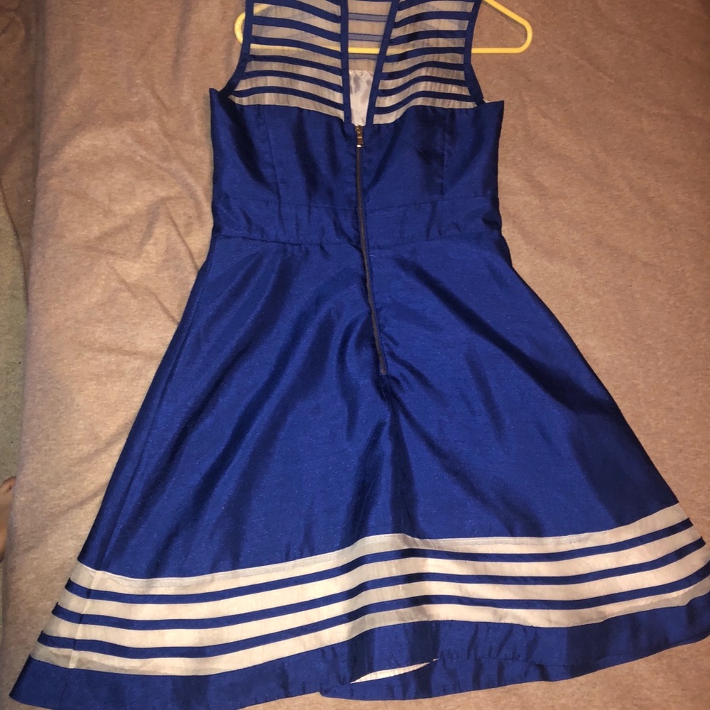 Blue & sheer skin tone Taylor dress!